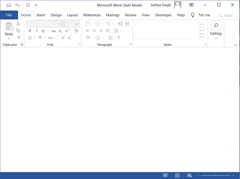 Kako pokrenuti Microsoft Word u sigurnom načinu rada