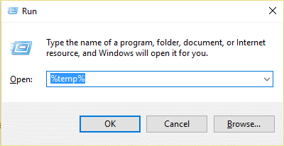 すべての一時ファイルを削除します