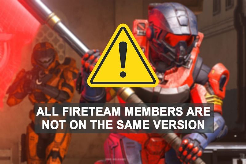 Popravi Halo Infinite da svi članovi Fireteam-a nisu na istoj verziji u Windows 11