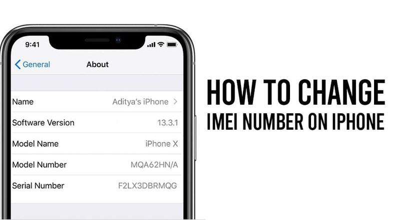 iPhoneでIMEI番号を変更する