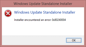 WindowsUpdateエラーコード8024A000を修正
