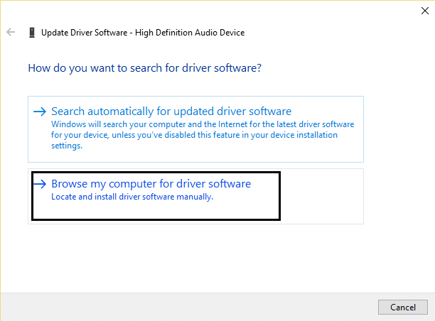 procurar software de driver no meu computador