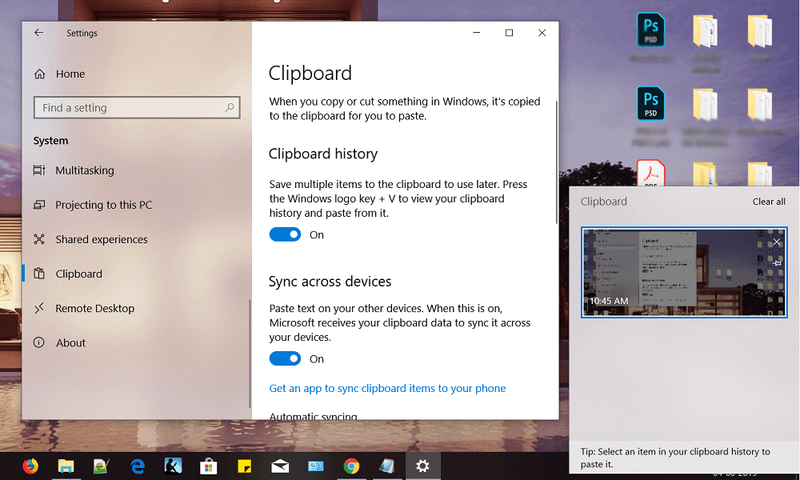 Njia 4 za Kufuta Historia ya Ubao wa kunakili katika Windows 10