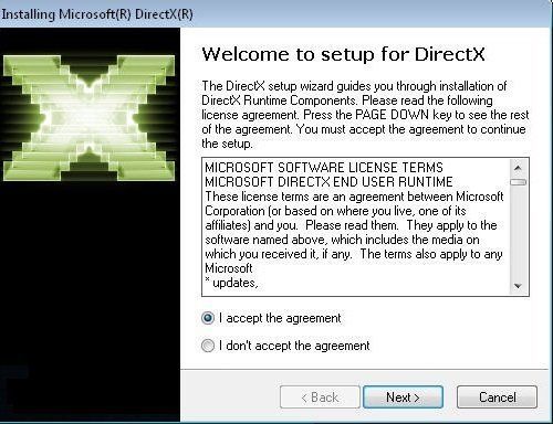 Pobieranie instalacji DirectX 11