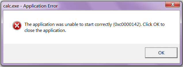 Cumu risolve l'errore di l'applicazione 0xc0000142