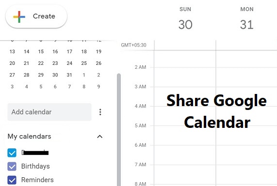 Google Календарыңызды башка бирөө менен бөлүшүңүз