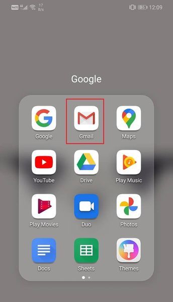 Адкрыйце праграму Gmail на сваёй прыладзе | Выпраўце, што праграма Gmail не сінхранізуецца на Android