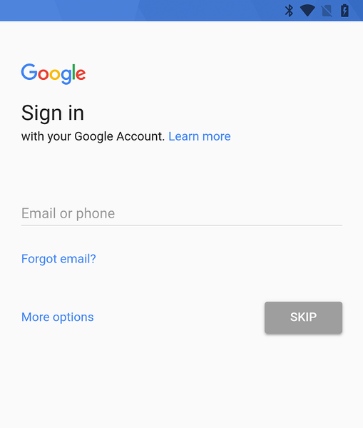 Googleアカウントにサインインする|アプリと設定を新しいAndroid携帯に復元する