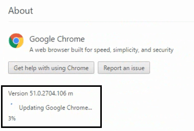 aggiorna Google Chrome
