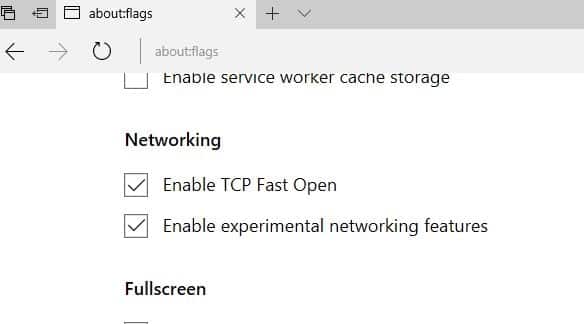 TCPファストオープンを有効にする