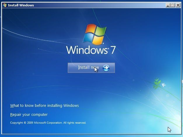 Nruab Windows 7