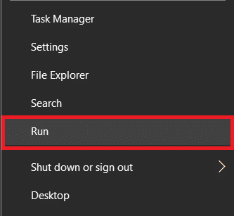 Clique com o botão direito do mouse no botão do menu Iniciar e selecione Executar | Correção: Este PC pode