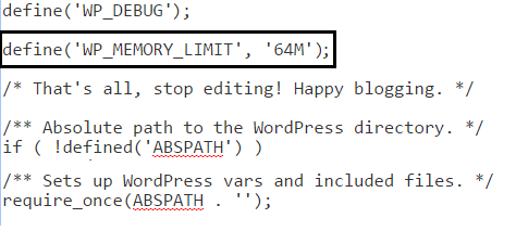 aumentar o limite de memória php para corrigir o erro de IMAGEM http do wordpress