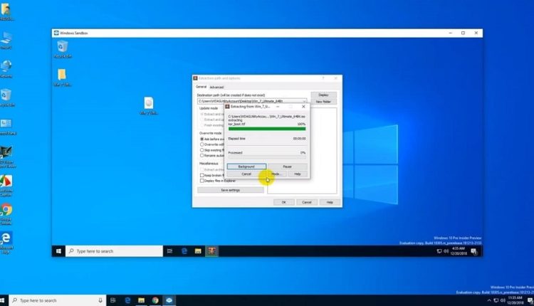 Microsoft revela o recurso Windows Sandbox (ambiente virtual leve), veja como funciona