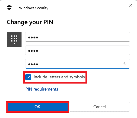 Modification de votre code PIN de connexion