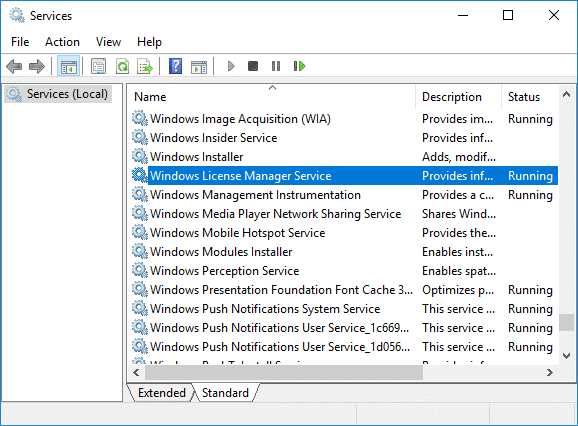 Dvaput kliknite na uslugu Windows License Manager da otvorite njena svojstva